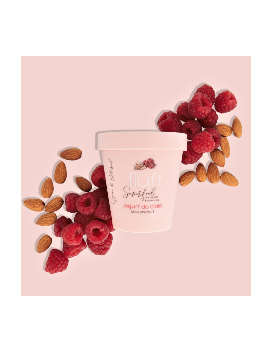 Fluff ''Raspberry with Almonds'' Body Yoghurt 180ml