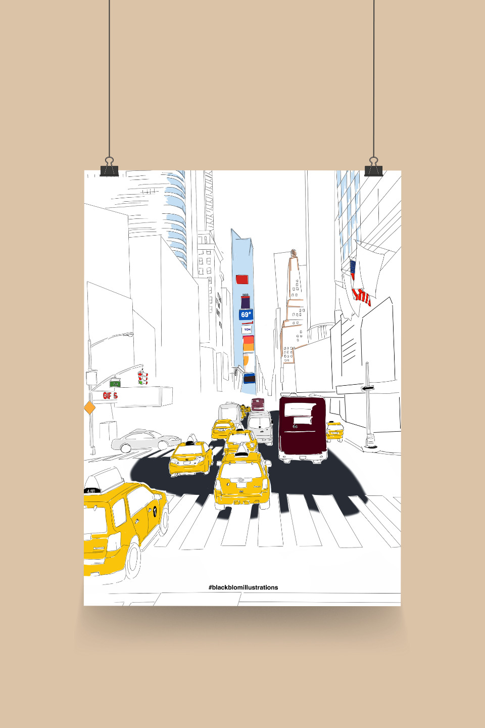 Blackblom poster new york