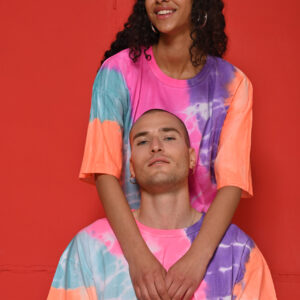 Tie dye tshirt dress