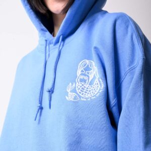 Γαλάζιο unisex φούτερ