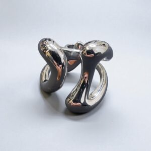 ατσαλινο ασημι δαχτυλιδι