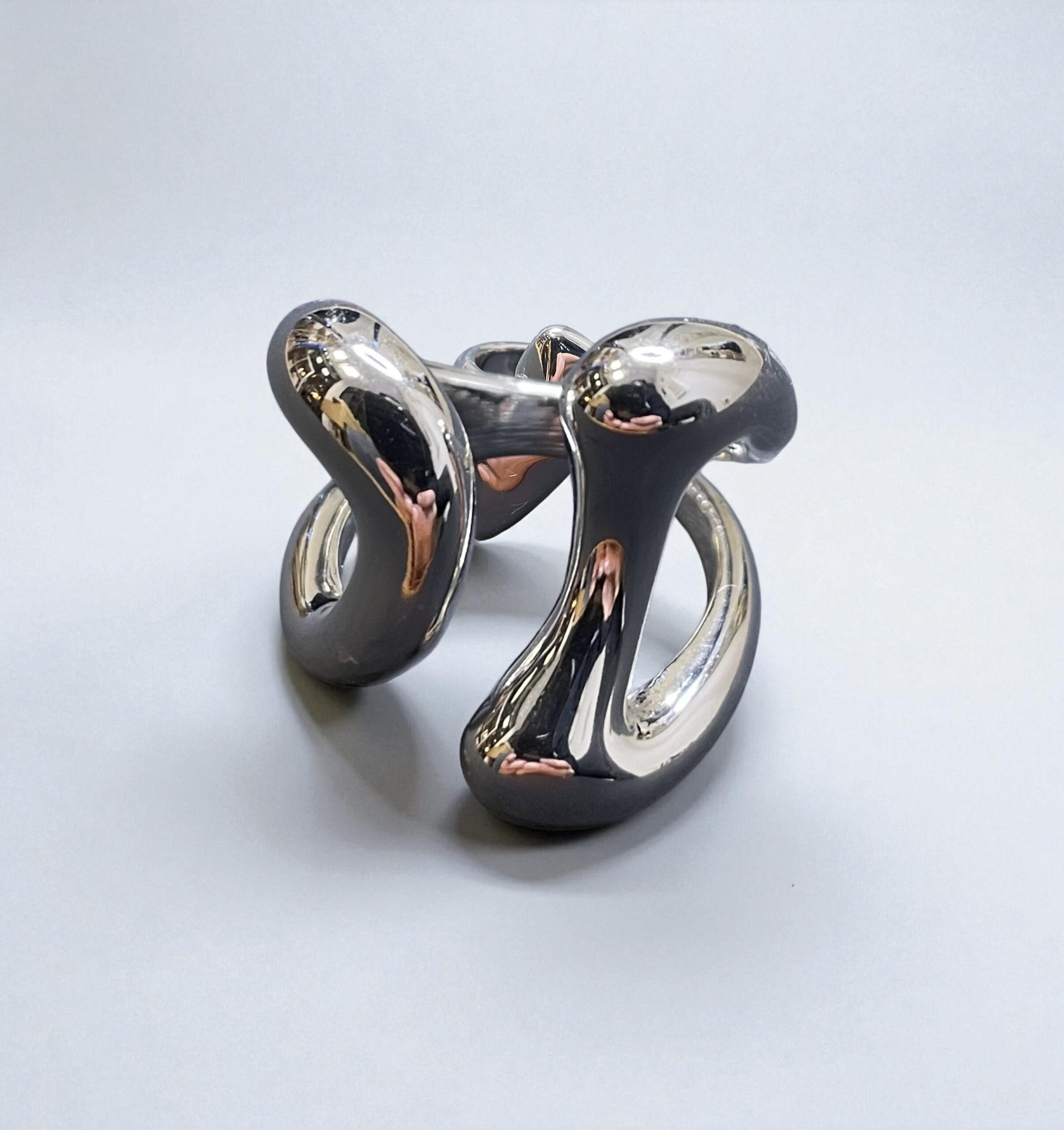 ατσαλινο ασημι δαχτυλιδι