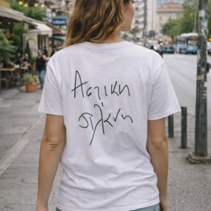 βαμβακερη μπλουζα με logo