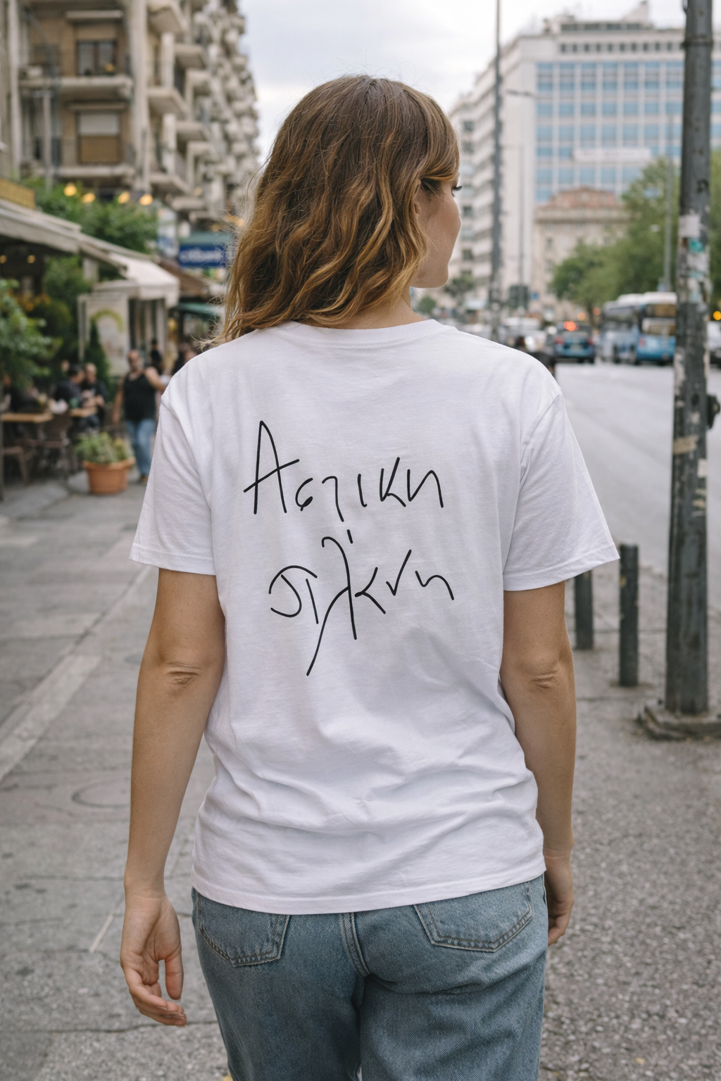 βαμβακερη μπλουζα με logo